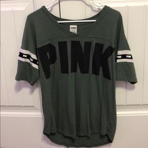 Pink short sleeve shirt